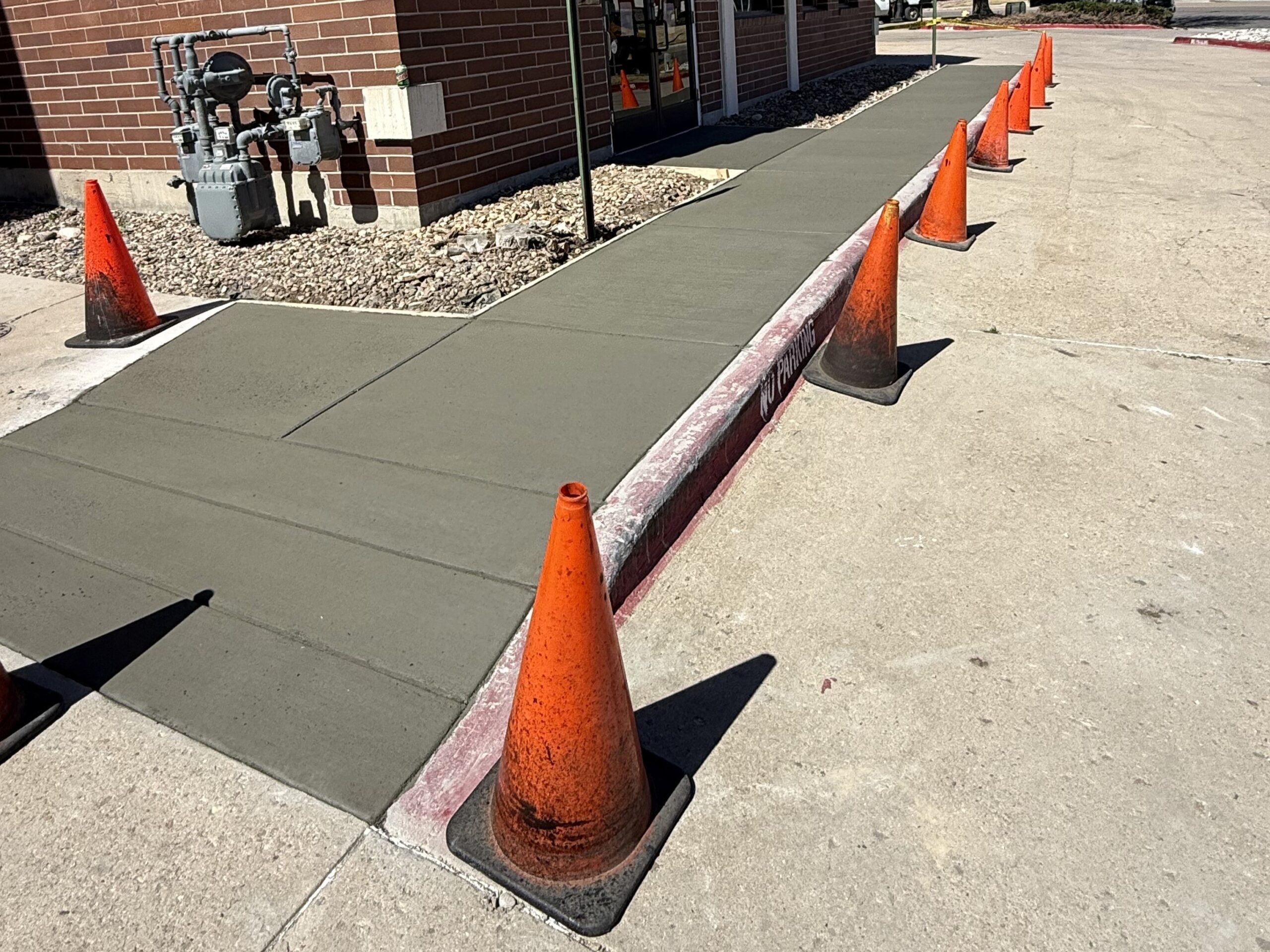Concrete site work